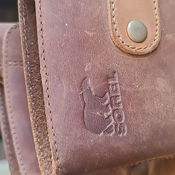 SOREL Joan Of Ark Tobacco Leather Mid Lace Up Boots Size 7 - Picture 2 of 9